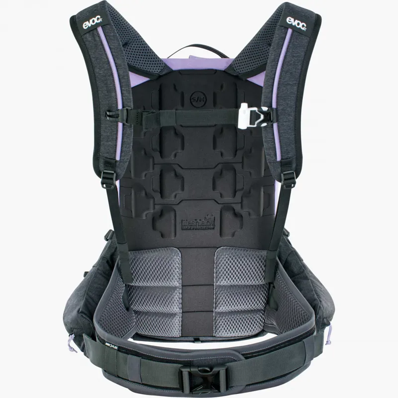 Evoc Trail Pro Protector 16 Litres Backpack - Purple/Black-1