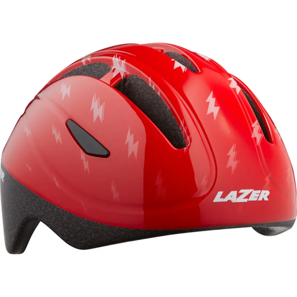uPRISE Bikes Lazer Bob+ Kids Helmet - 46-52cm - Red Flash | Price match, 365 day return s, 18-Month Warranty, Finance Available & Free UK Delivery