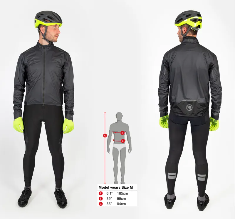 Endura Pro SL Men's Waterproof Shell Jacket - Black-8