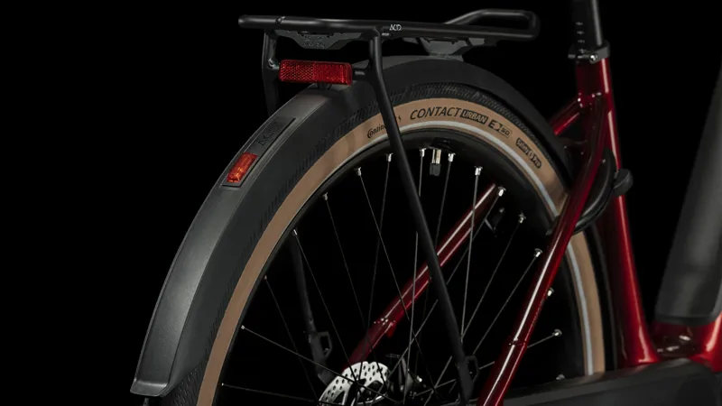 Cube Supreme Hybrid Pro 500 2024 Electric Hybrid Bike - Red/Black-3