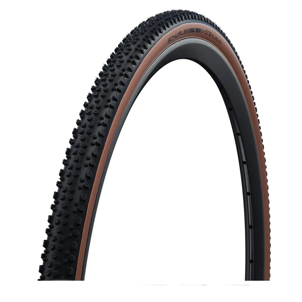 uPRISE Bikes Schwalbe X-One Allround RaceGuard Fold 700x33c CX Tyre - Black/Bronze | Price match, 365 day return s, 18-Month Warranty, Finance Available & Free UK Delivery