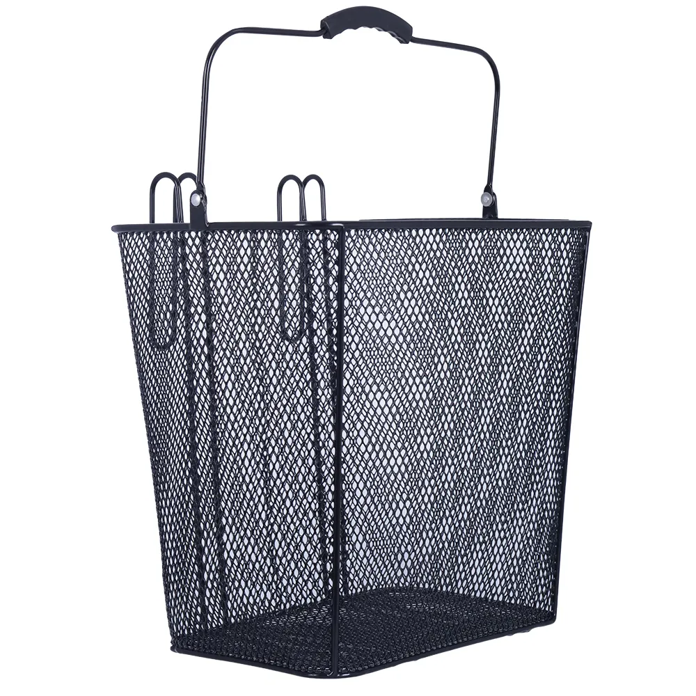 uPRISE Bikes Oxford Wire Rear Pannier Basket - Black | Price match, 365 day return s, 18-Month Warranty, Finance Available & Free UK Delivery