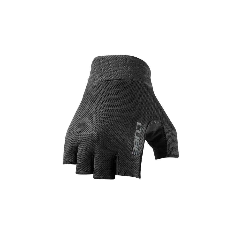 uPRISE Bikes Cube Performance Short Finger Gloves - Black | Price match, 365 day return s, 18-Month Warranty, Finance Available & Free UK Delivery