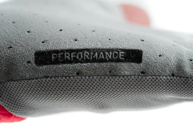 Cube Performance Short Finger Gloves - Grey/Red -2