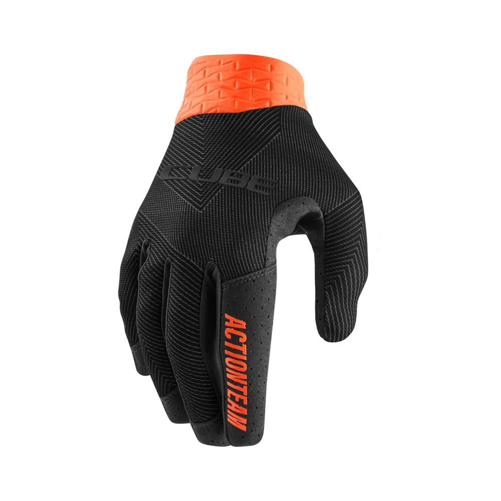 uPRISE Bikes Cube Performance Long Finger Gloves - X Action Team | Price match, 365 day return s, 18-Month Warranty, Finance Available & Free UK Delivery