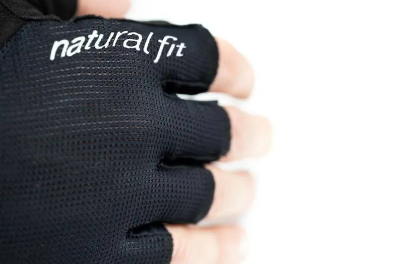 Cube X Natural Fit Short Finger Gloves - Black -3