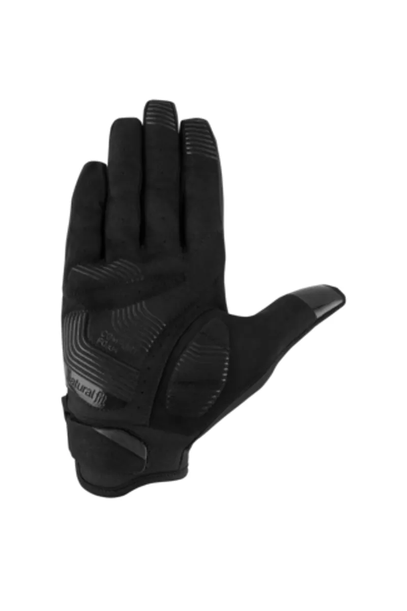 Cube X Natural Fit Long Finger Gloves - Black -1