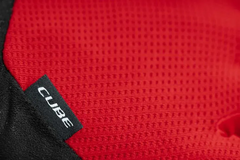 Cube X Natural Fit Long Finger Gloves - Red/Black-2