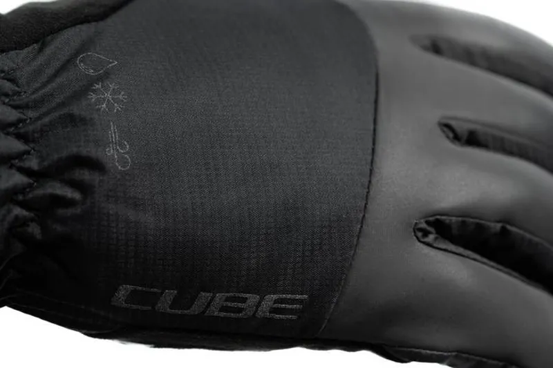 Cube Winter X Natural Fit Long Finger Gloves - Black-2