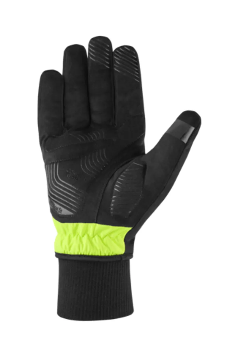 Cube Winter X Natural Fit Long Finger Gloves - Grey/Yellow -1