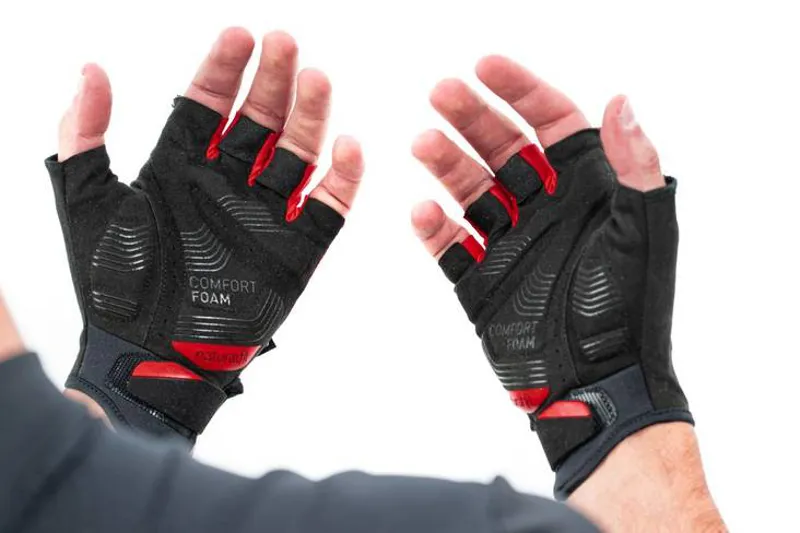 Cube X Natural Fit Short Finger Gloves - Red -5