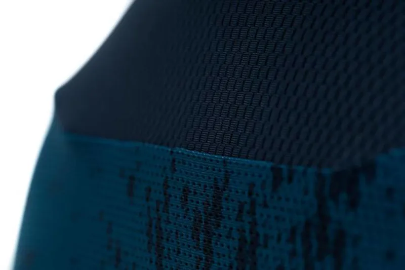 Cube Edge Round Neck Short Sleeve Jersey - Blue/Lime -3