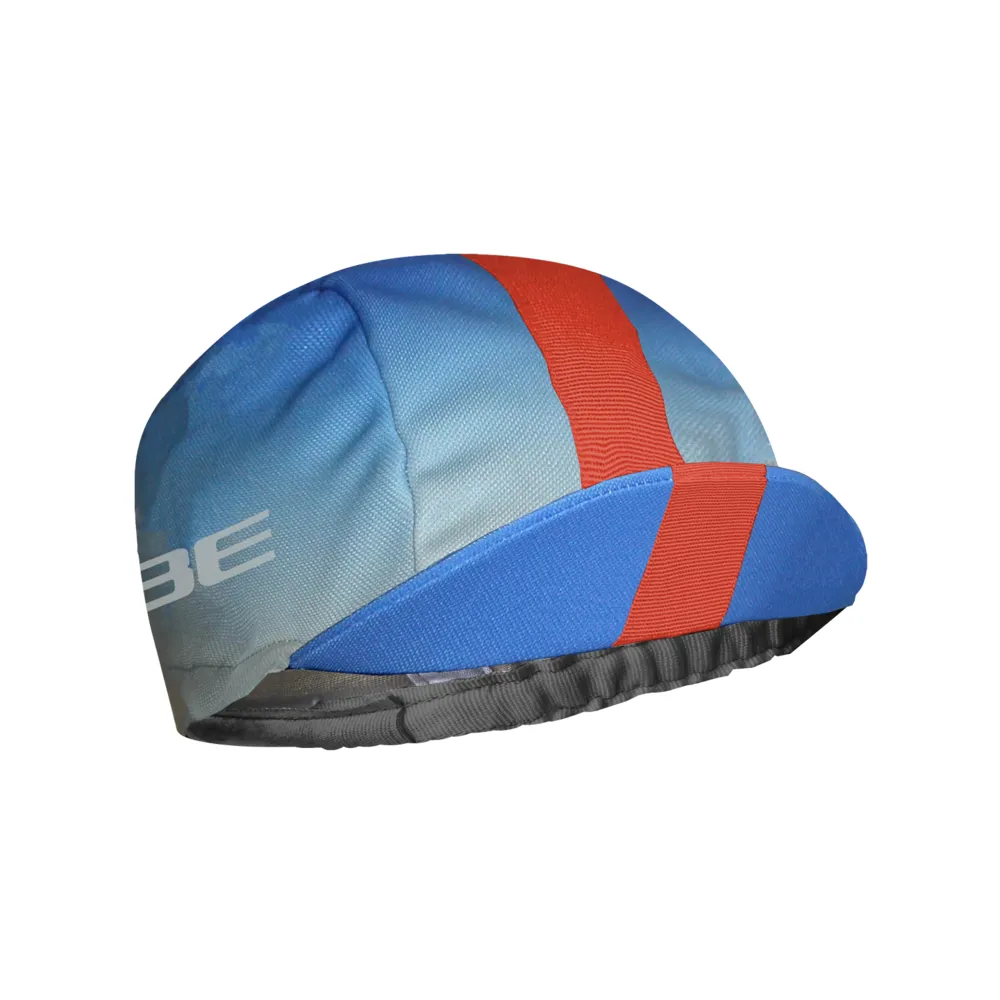 uPRISE Bikes Cube Race Teamline Cycling Cap - Blue/Grey/Red | Price match, 365 day return s, 18-Month Warranty, Finance Available & Free UK Delivery