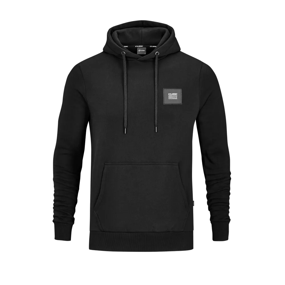uPRISE Bikes Cube Organic Men's Hoodie - Black | Price match, 365 day return s, 18-Month Warranty, Finance Available & Free UK Delivery
