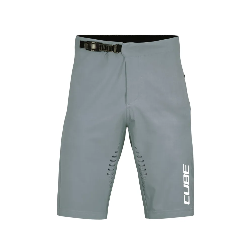 uPRISE Bikes Cube Edge Lightweight Baggy Shorts - Grey | Price match, 365 day return s, 18-Month Warranty, Finance Available & Free UK Delivery