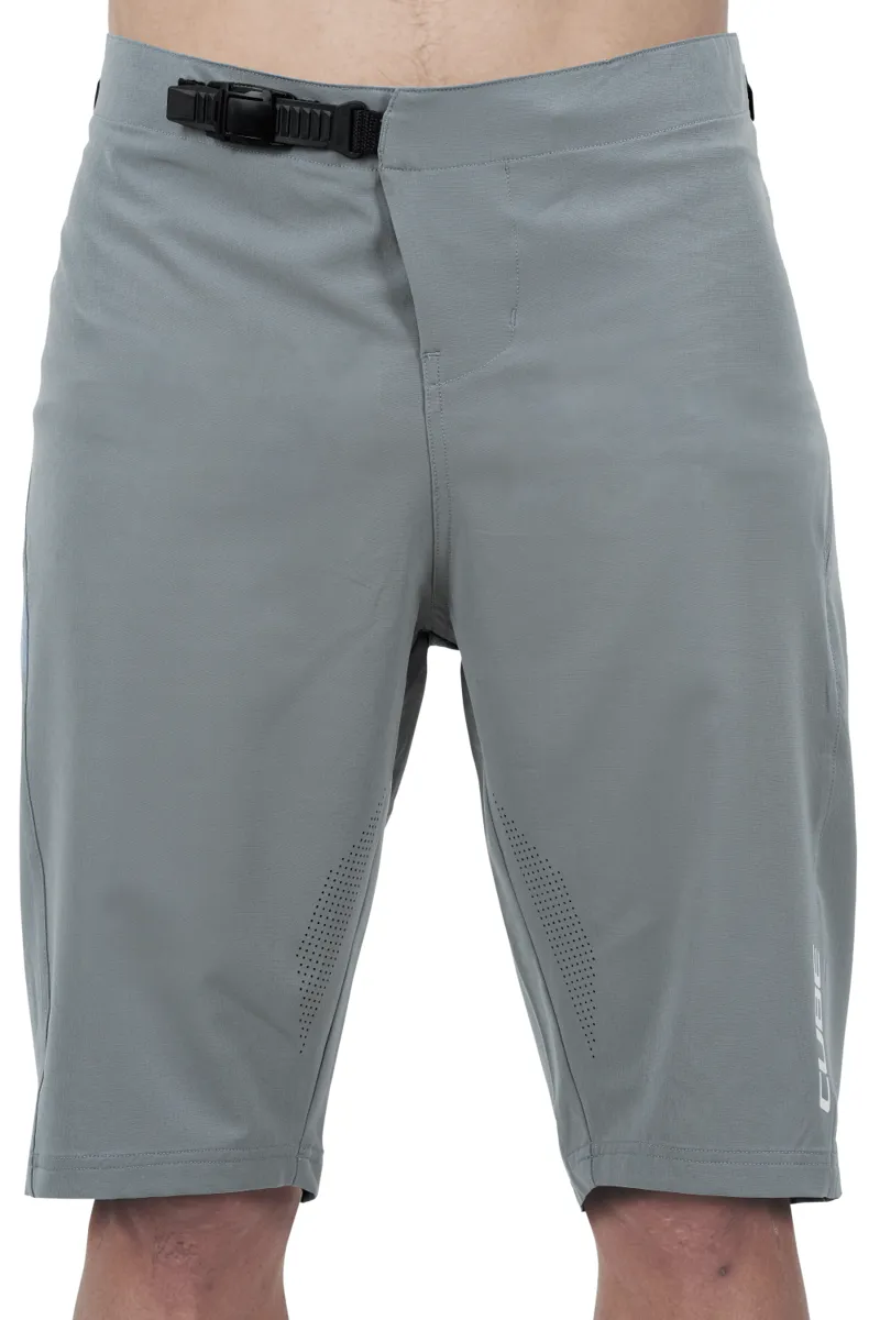 Cube Edge Lightweight Baggy Shorts - Grey -1