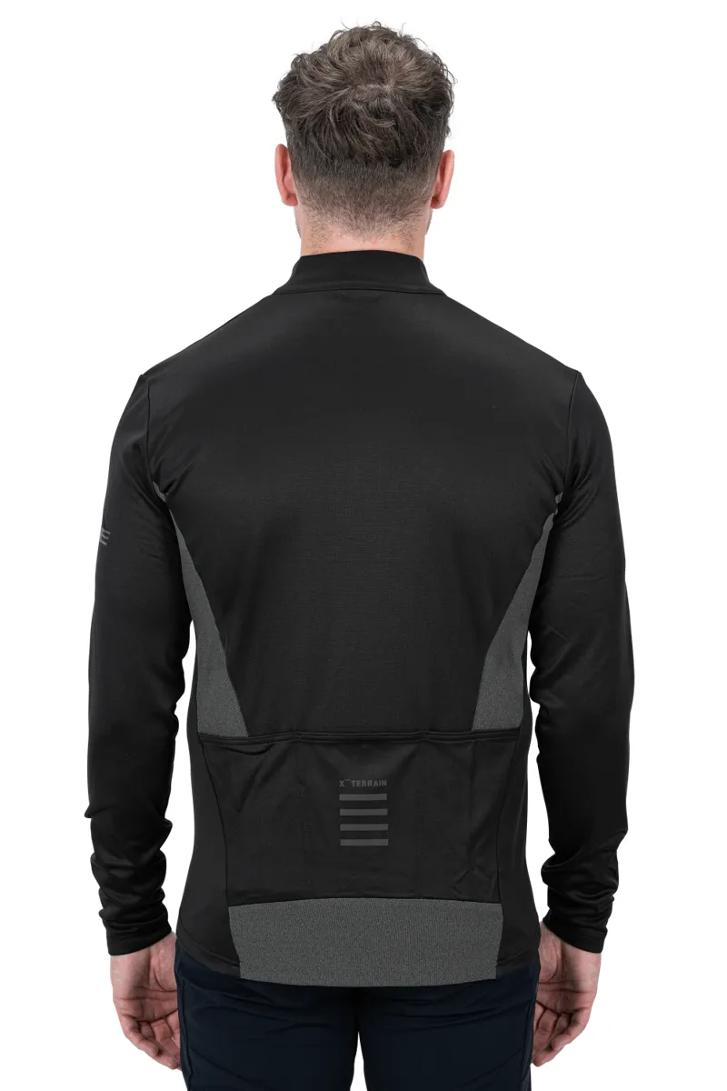 Cube ATX Full Zip Long Sleeve Jersey - Black -2