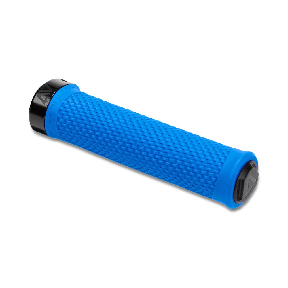 uPRISE Bikes Cube Acid React Pro MTB Grips - Blue | Price match, 365 day return s, 18-Month Warranty, Finance Available & Free UK Delivery