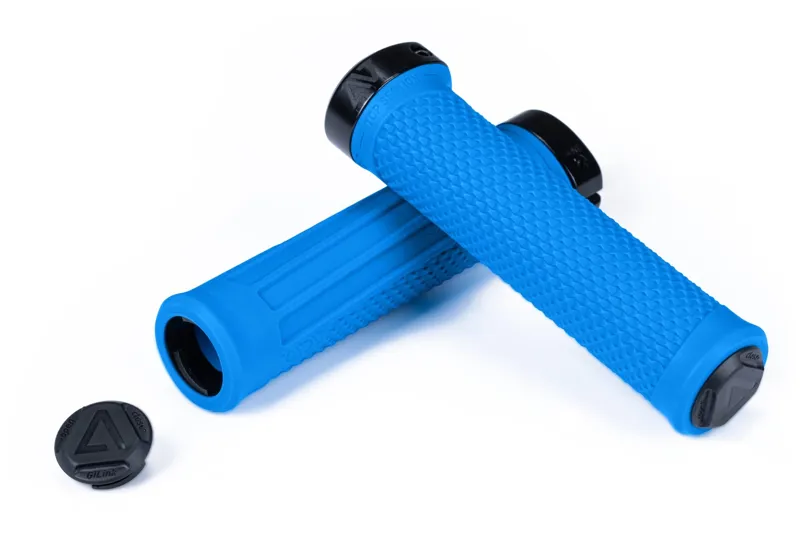 Cube Acid React Pro MTB Grips - Blue-1