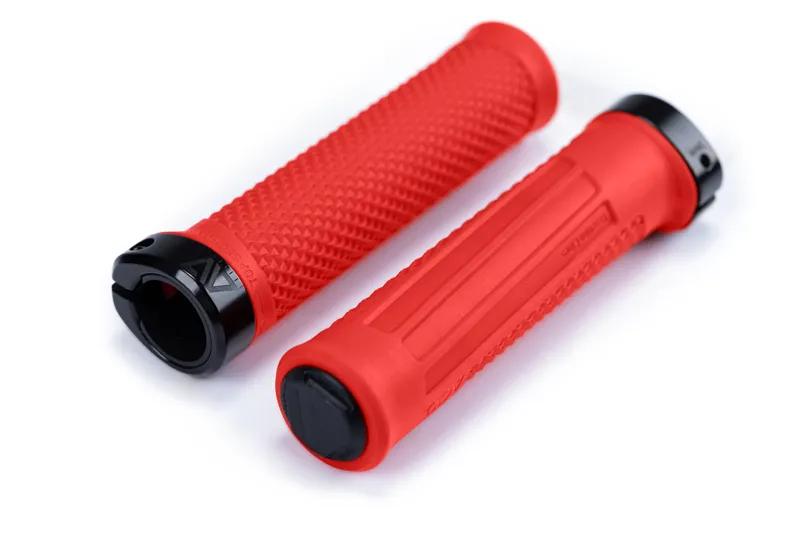 Cube Acid React Pro MTB Grips - Red-2