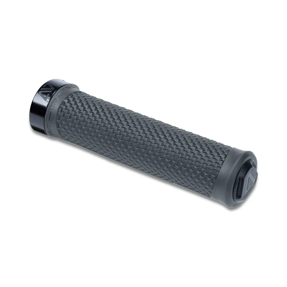uPRISE Bikes Cube Acid React Pro MTB Grips - Grey | Price match, 365 day return s, 18-Month Warranty, Finance Available & Free UK Delivery