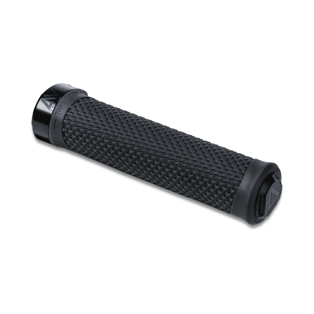 uPRISE Bikes Cube Acid React Pro MTB Grips - Black | Price match, 365 day return s, 18-Month Warranty, Finance Available & Free UK Delivery
