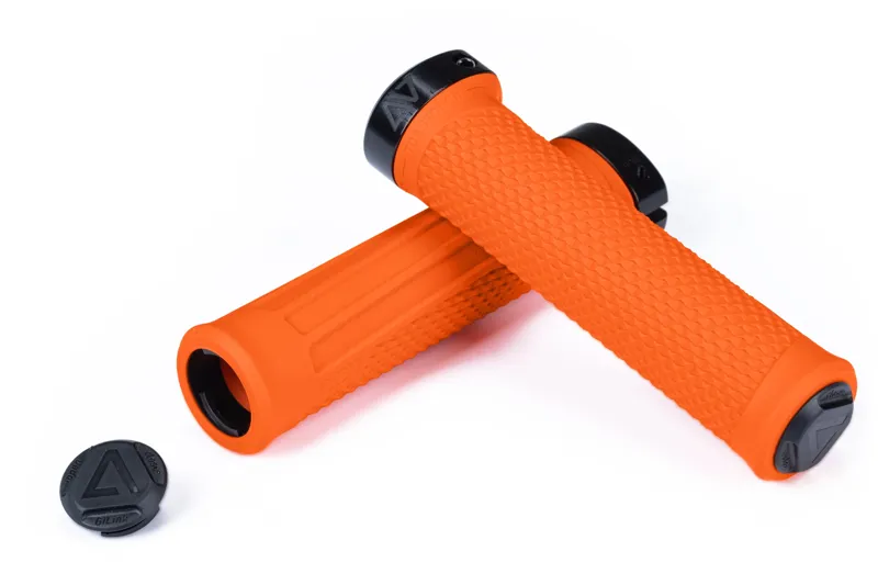 Cube Acid React Pro MTB Grips - Orange-1