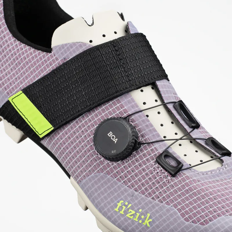 Fizik Vento Ferox Carbon MTB Cycling Shoes - Lilac/White-4