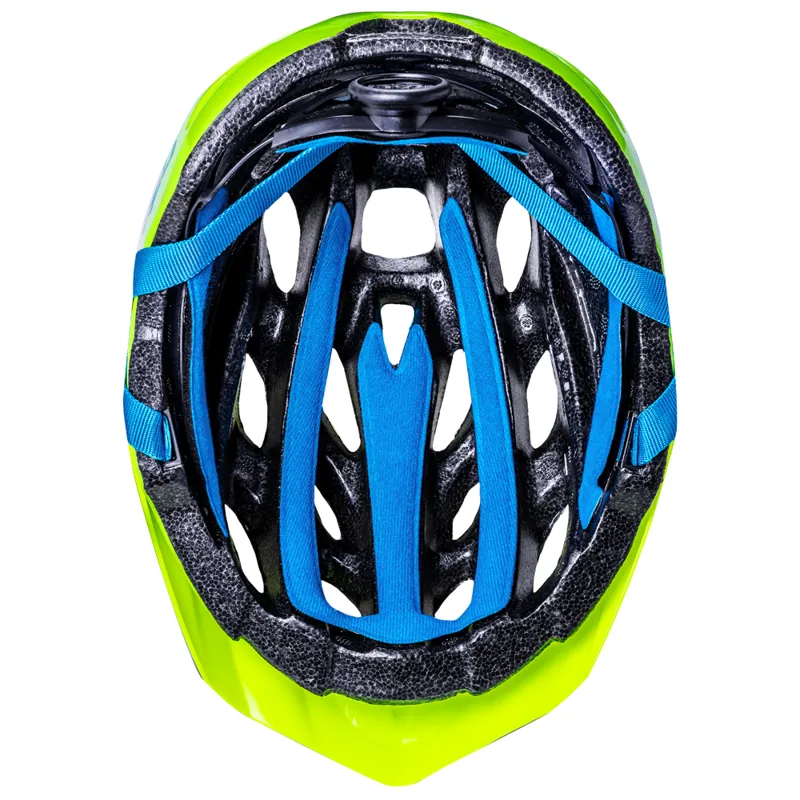 Kali Chakra Youth MTB Helmet - 52-57cm - Solid Gloss Neon Yellow-3
