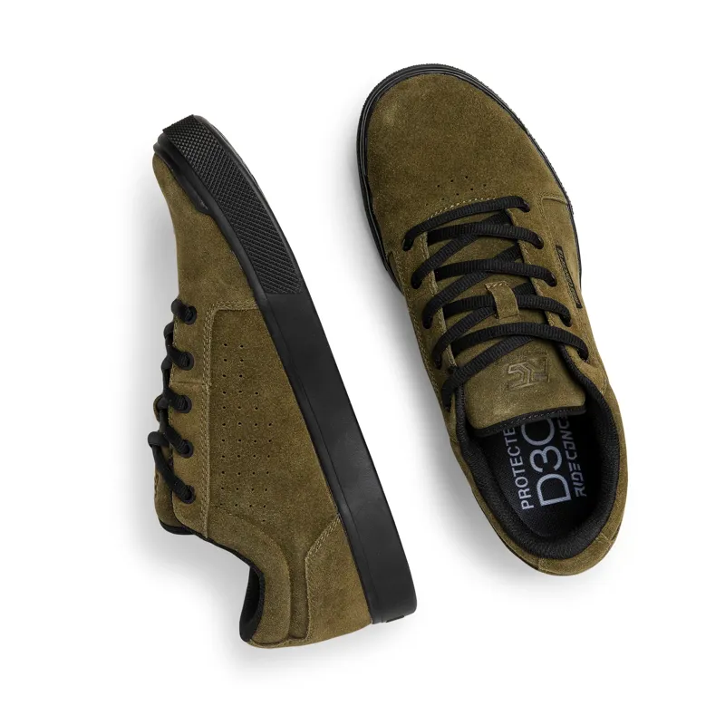 Ride Concepts Vice Men's Flat MTB Shoes - Olive-3