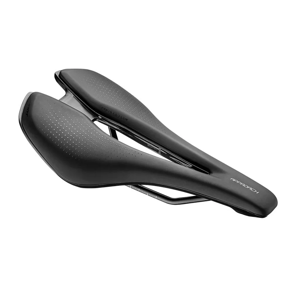 uPRISE Bikes Giant Approach Saddle - Black | Price match, 365 day return s, 18-Month Warranty, Finance Available & Free UK Delivery