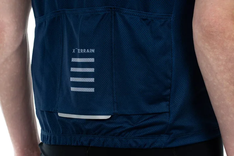 Cube ATX Full Zip Men's Short Sleeve Jersey - Blue-4