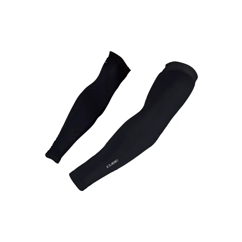 uPRISE Bikes Cube Arm Warmers - Black | Price match, 365 day return s, 18-Month Warranty, Finance Available & Free UK Delivery