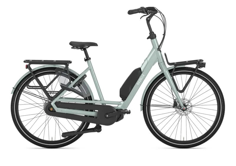 Gazelle Bloom C7 HMS 2023 Unisex Electric Bike 418Wh - Light Olive