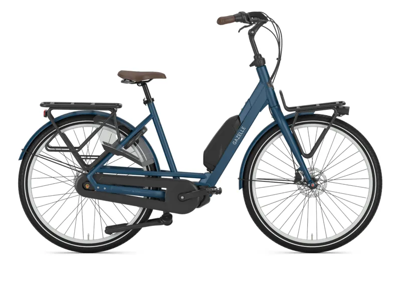 Gazelle Bloom C7 HMS Unisex 2023 Electric Hybrid Bike 418Wh - Blue