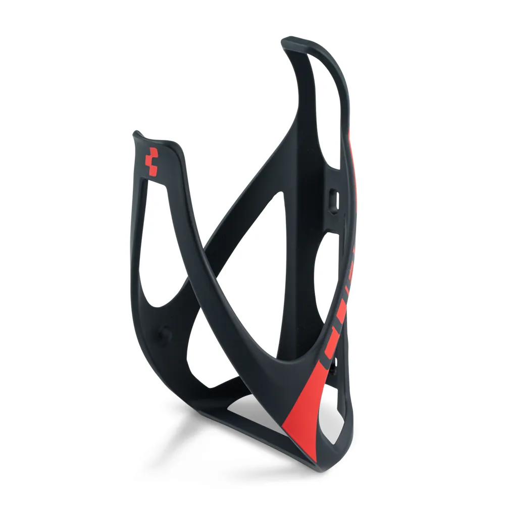 uPRISE Bikes Cube HPP Bottle Cage - Matt Black/Red | Price match, 365 day return s, 18-Month Warranty, Finance Available & Free UK Delivery