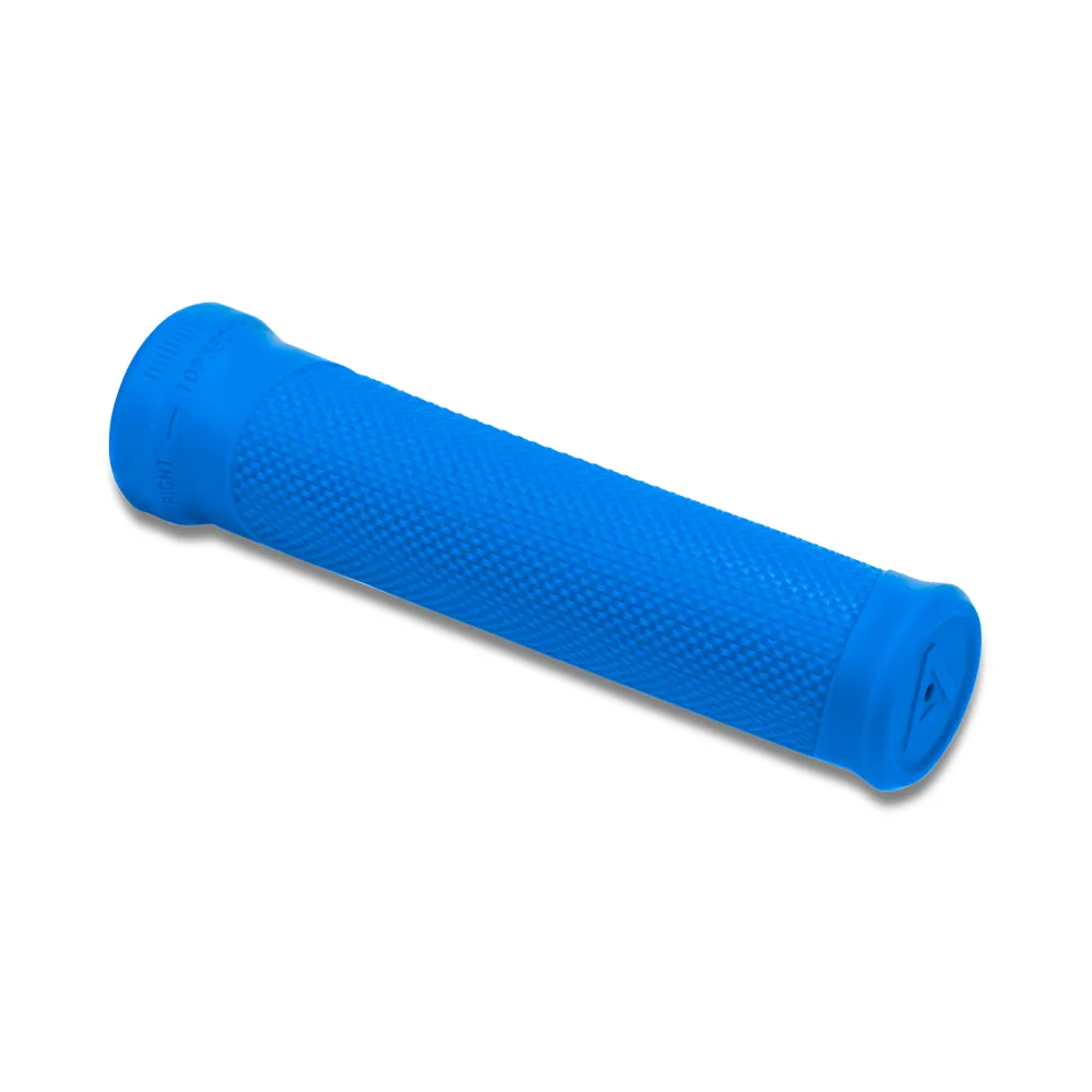 uPRISE Bikes Cube Acid React MTB Grips - Blue | Price match, 365 day return s, 18-Month Warranty, Finance Available & Free UK Delivery