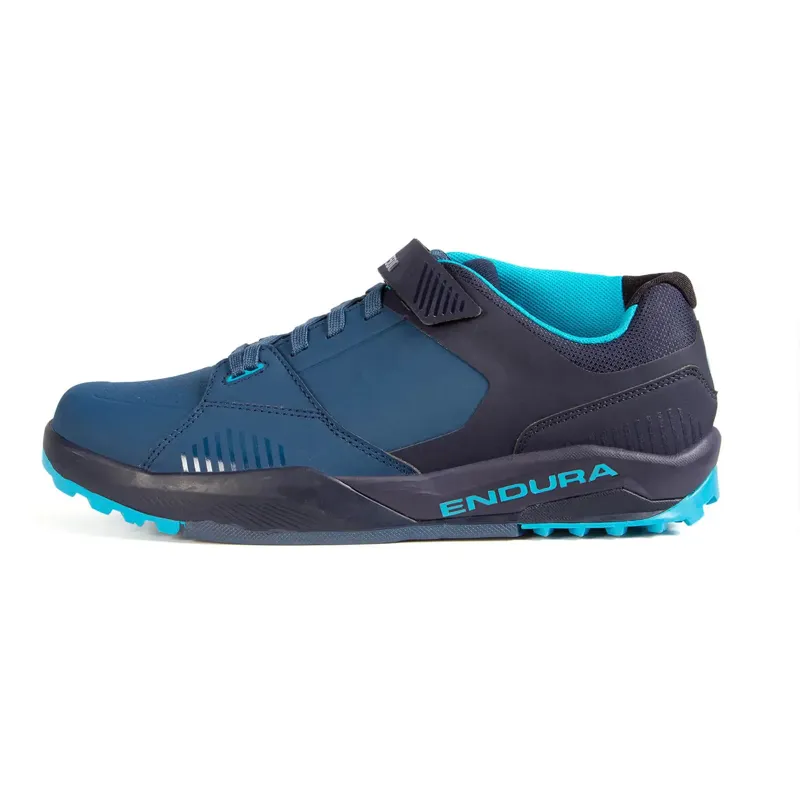Endura MT500 Burner Flat Mountain Bike Shoes - Navy-2
