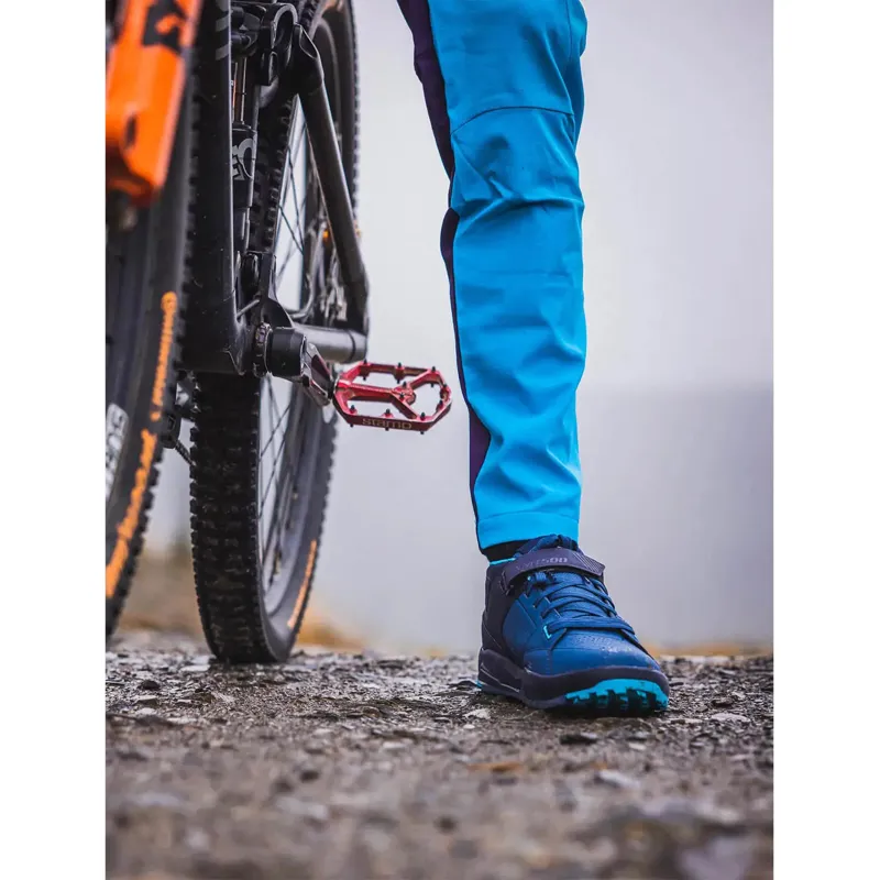 Endura MT500 Burner Flat Mountain Bike Shoes - Navy-5