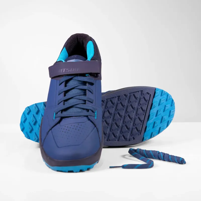 Endura MT500 Burner Flat Mountain Bike Shoes - Navy-1