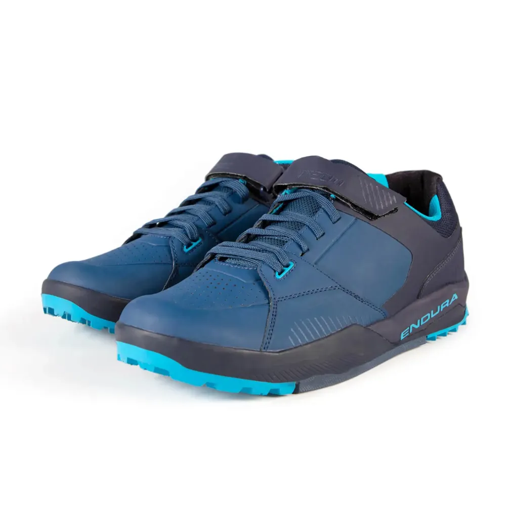 uPRISE Bikes Endura MT500 Burner Flat Mountain Bike Shoes - Navy | Price match, 365 day return s, 18-Month Warranty, Finance Available & Free UK Delivery
