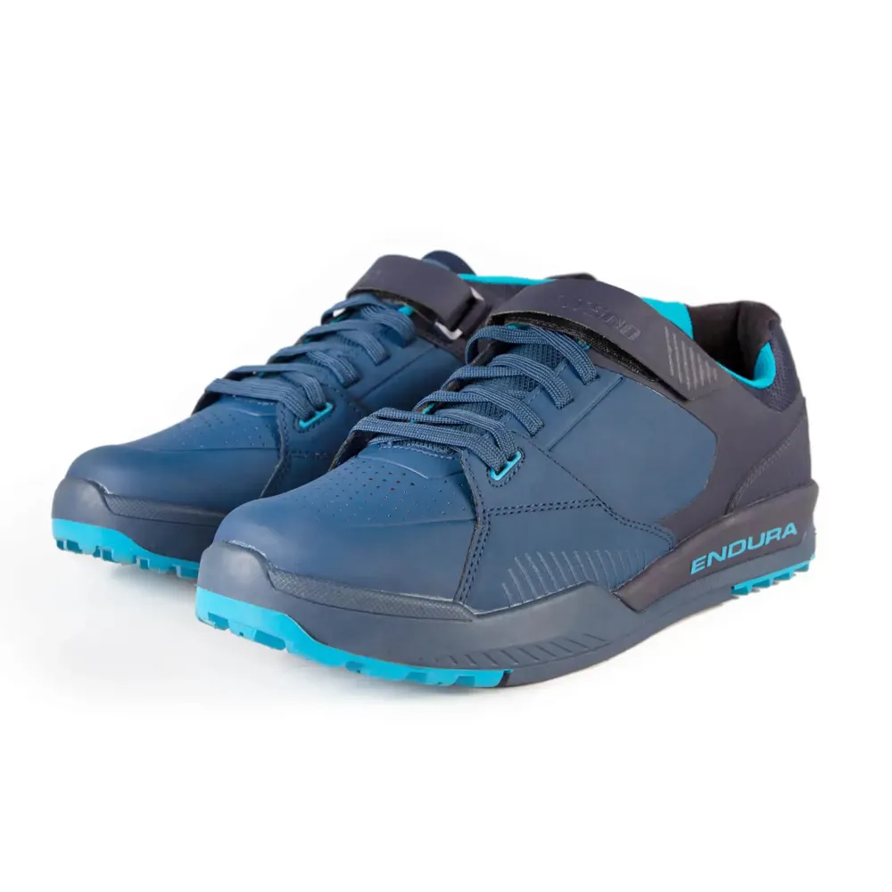 uPRISE Bikes Endura MT500 Burner Clipless Mountain Bike Shoes - Navy | Price match, 365 day return s, 18-Month Warranty, Finance Available & Free UK Delivery