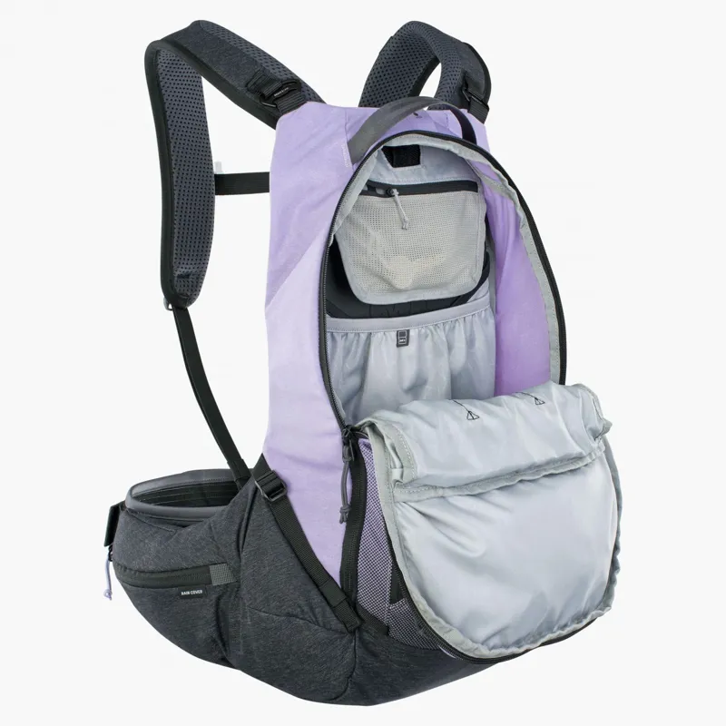 Evoc Trail Pro Protector 16 Litres Backpack - Purple/Black-4
