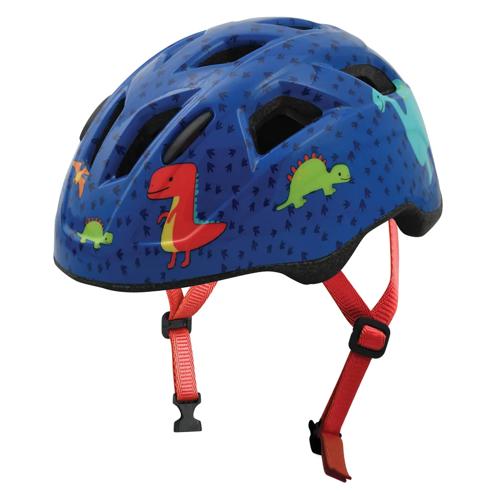 uPRISE Bikes Oxford Dino Junior Helmet - 48-54cm - Blue | Price match, 365 day return s, 18-Month Warranty, Finance Available & Free UK Delivery