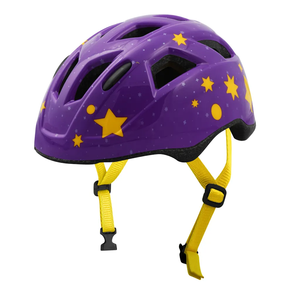 uPRISE Bikes Oxford Stars Junior Helmet - 48-54cm - Purple | Price match, 365 day return s, 18-Month Warranty, Finance Available & Free UK Delivery