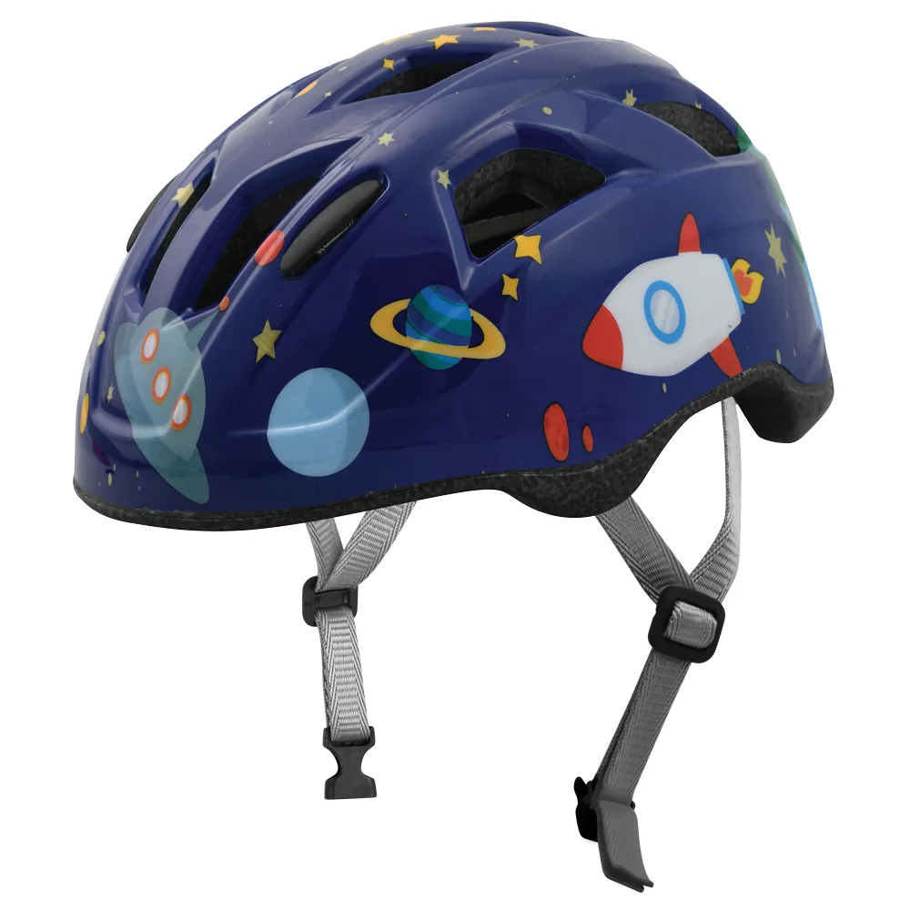 uPRISE Bikes Oxford Space Junior Helmet - 48-54cm - Blue | Price match, 365 day return s, 18-Month Warranty, Finance Available & Free UK Delivery