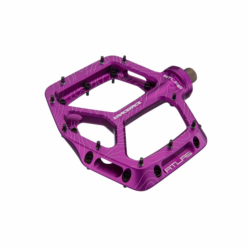 Race Face Atlas Flat MTB Pedals - Purple-1
