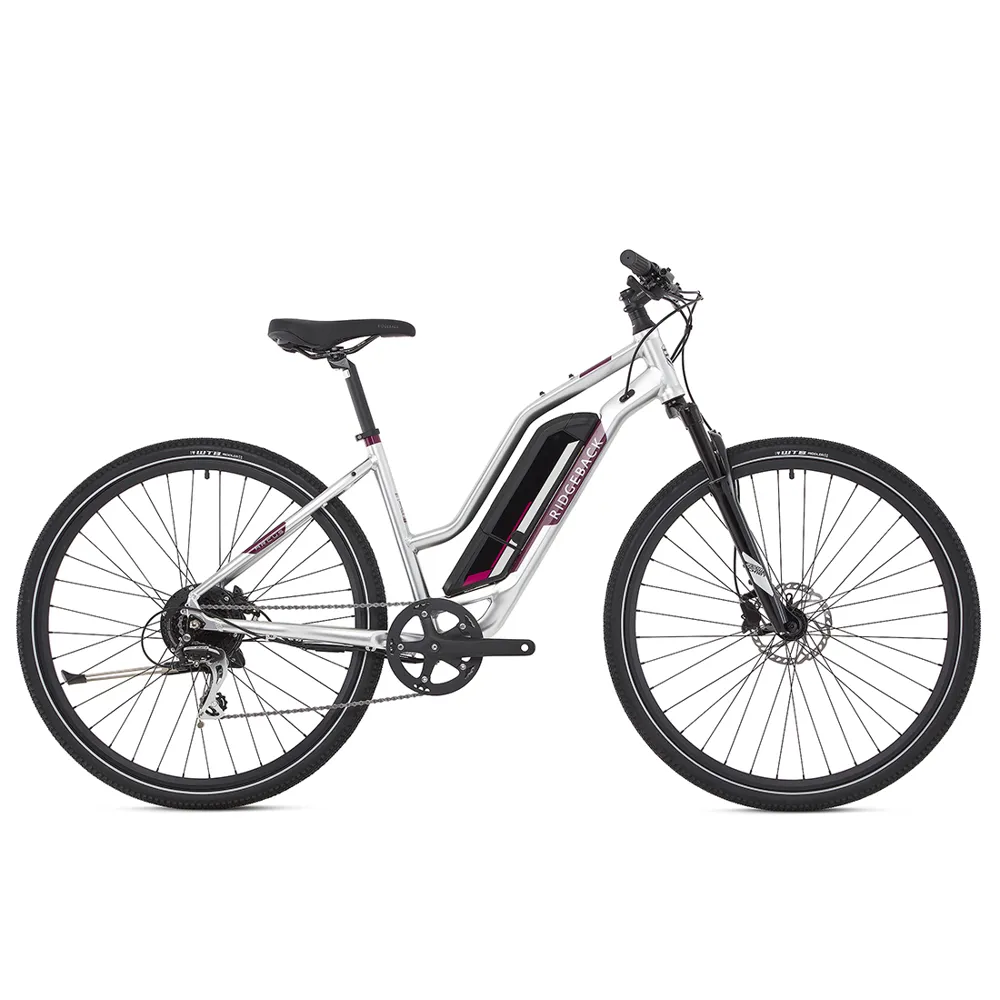uPRISE Bikes Ridgeback Arcus 1 Open Frame 2025 Electric Urban Bike - Silver | Price match, 365 day return s, 18-Month Warranty, Finance Available & Free UK Delivery