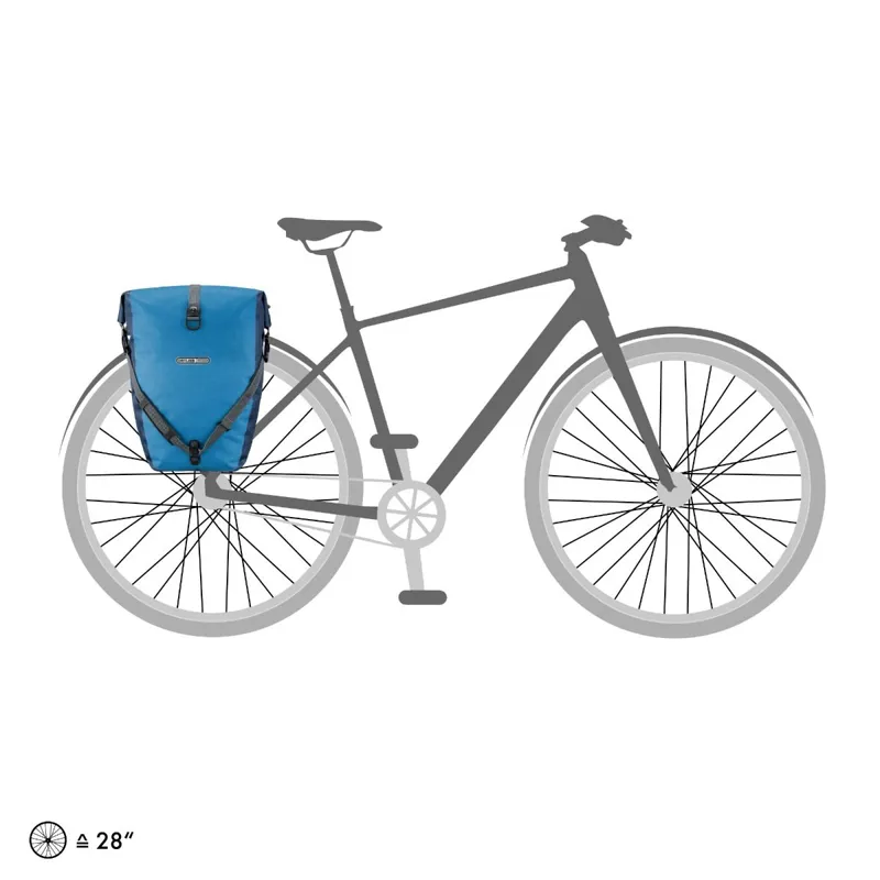 Ortlieb Back Roller Plus QL2.1 Pannier Bags - 40 Litre - Dusk Blue/Denim-7