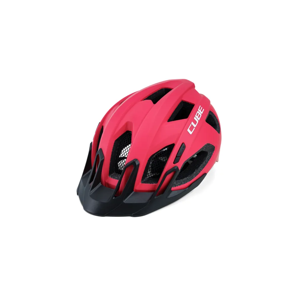 uPRISE Bikes Cube Quest MTB Helmet - Coral | Price match, 365 day return s, 18-Month Warranty, Finance Available & Free UK Delivery